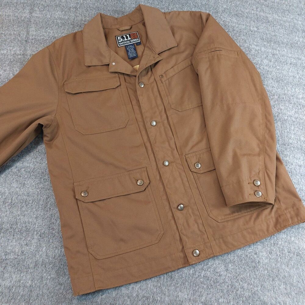 5.11 Tactical Ranch Coat Men's Large Battle Brown Chores